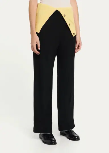 LOEWE Removable-Flap Wool-Cotton Trousers | Thumbnail 4 LOEWE Removable-Flap Wool-Cotton Trousers | Thumbnail 4