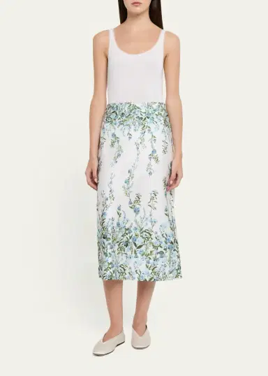 Alice + Olivia Maeve Mid-Length Slip Skirt | Thumbnail 2 Alice + Olivia Maeve Mid-Length Slip Skirt | Thumbnail 2