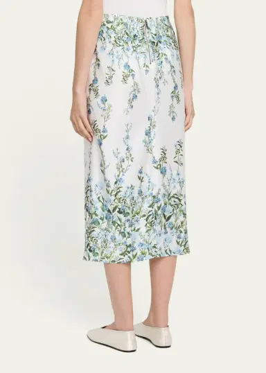 Alice + Olivia Maeve Mid-Length Slip Skirt | Thumbnail 3 Alice + Olivia Maeve Mid-Length Slip Skirt | Thumbnail 3