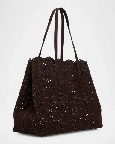 Alaïa Mina 37 Vienne Wave Leather Tote Bag | Thumbnail 3 Alaïa Mina 37 Vienne Wave Leather Tote Bag | Thumbnail 3