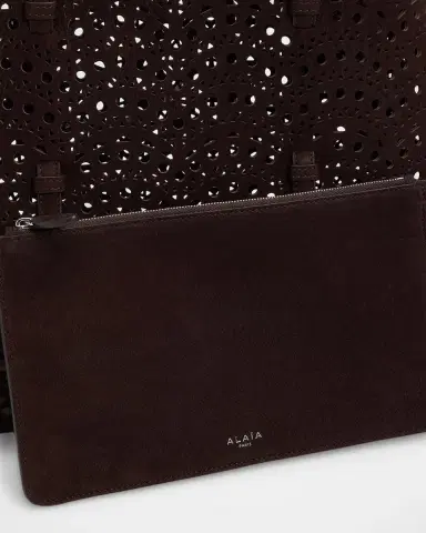 Alaïa Mina 37 Vienne Wave Leather Tote Bag | Thumbnail 6 Alaïa Mina 37 Vienne Wave Leather Tote Bag | Thumbnail 6