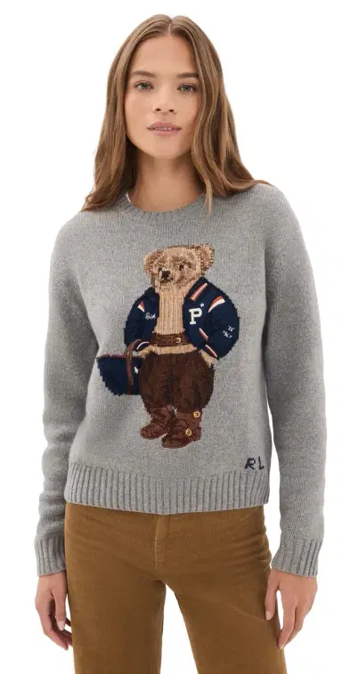 Polo Ralph Lauren Polo Bear Crew Neck Sweater | Thumbnail 1 Polo Ralph Lauren Polo Bear Crew Neck Sweater | Thumbnail 1