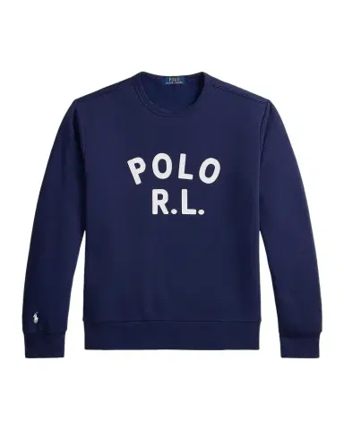 Polo Ralph Lauren Logo Cotton-Blend Crewneck Sweatshirt | Thumbnail 1 Polo Ralph Lauren Logo Cotton-Blend Crewneck Sweatshirt | Thumbnail 1