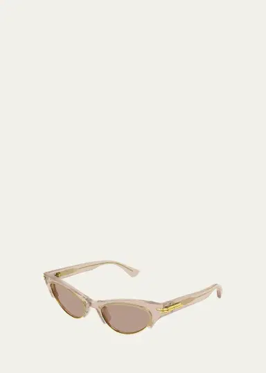 Bottega Veneta Transparent Cat Eye Sunglasses | Thumbnail 2 Bottega Veneta Transparent Cat Eye Sunglasses | Thumbnail 2