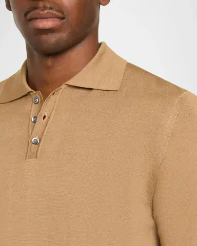 Barena Men's Merino Wool Polo Shirt | Thumbnail 5 Barena Men's Merino Wool Polo Shirt | Thumbnail 5