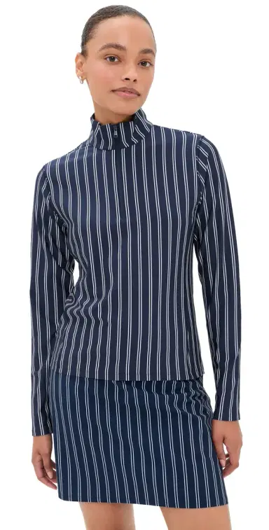 RLX Ralph Lauren ock Neck Half Zip Pullover Navy | Thumbnail 1 RLX Ralph Lauren ock Neck Half Zip Pullover Navy | Thumbnail 1