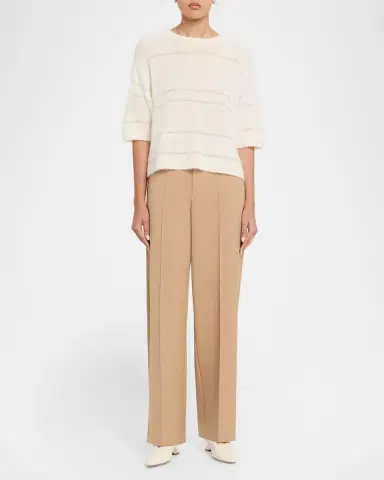 Fabiana Filippi Striped Mohair-Blend Sweater | Thumbnail 2 Fabiana Filippi Striped Mohair-Blend Sweater | Thumbnail 2