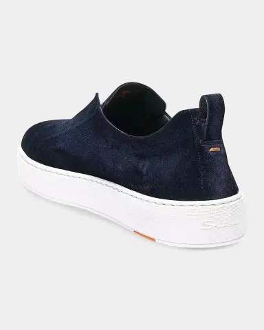 Santoni Victory Suede Low-Top Sneakers | Thumbnail 2 Santoni Victory Suede Low-Top Sneakers | Thumbnail 2