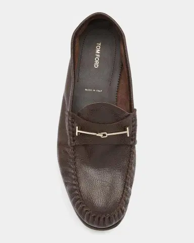 Tom Ford Moc Toe Leather Loafers | Thumbnail 4 Tom Ford Moc Toe Leather Loafers | Thumbnail 4