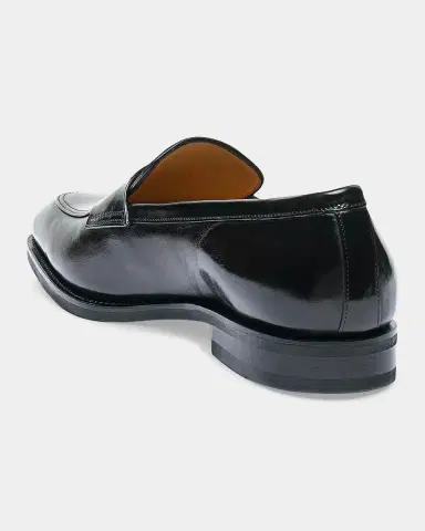 Santoni Men's Gregor Leather Penny Loafers | Thumbnail 2 Santoni Men's Gregor Leather Penny Loafers | Thumbnail 2