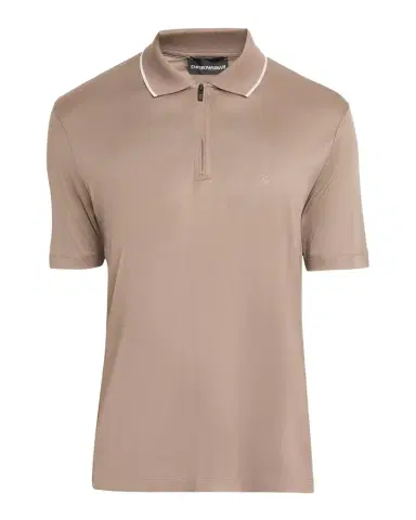 Emporio Armani Men's Contrast-Stripe Cotton-Jersey Polo Shirt | Thumbnail 1 Emporio Armani Men's Contrast-Stripe Cotton-Jersey Polo Shirt | Thumbnail 1