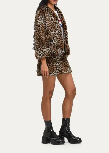 Marc Jacobs Faux Fur Leopard Print Jacket | Thumbnail 2 Marc Jacobs Faux Fur Leopard Print Jacket | Thumbnail 2
