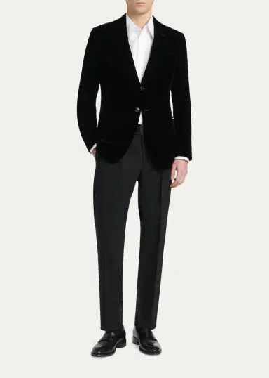 Giorgio Armani Men's Seersucker Single-Breasted Sport Coat | Thumbnail 2 Giorgio Armani Men's Seersucker Single-Breasted Sport Coat | Thumbnail 2