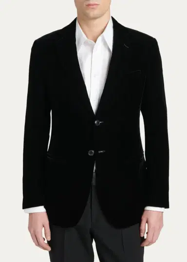 Giorgio Armani Men's Seersucker Single-Breasted Sport Coat | Thumbnail 4 Giorgio Armani Men's Seersucker Single-Breasted Sport Coat | Thumbnail 4