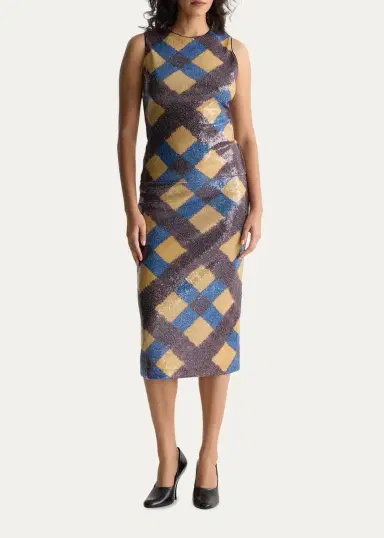Diane von Furstenberg Tanselle Sequin Mesh Top | Thumbnail 2 Diane von Furstenberg Tanselle Sequin Mesh Top | Thumbnail 2