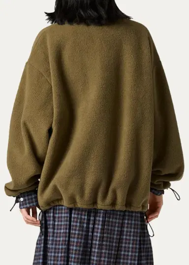 Miu Miu Pile Mock Collar Jacket | Thumbnail 3 Miu Miu Pile Mock Collar Jacket | Thumbnail 3