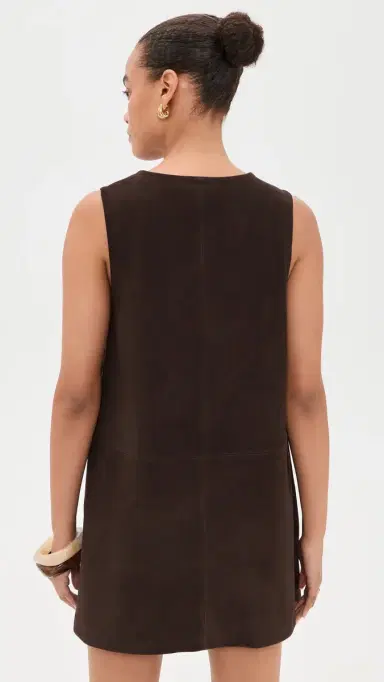 Frame Suede Safari Tent Dress | Thumbnail 3 Frame Suede Safari Tent Dress | Thumbnail 3