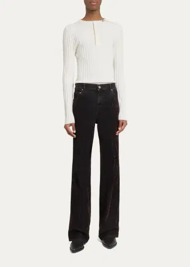 AMIRI Men's Flock MA Fit Five-Pocket Pants | Thumbnail 2 AMIRI Men's Flock MA Fit Five-Pocket Pants | Thumbnail 2