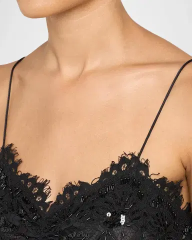 LoveShackFancy Jetta Sequined Floral Lace Mini Dress | Thumbnail 5 LoveShackFancy Jetta Sequined Floral Lace Mini Dress | Thumbnail 5