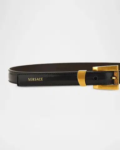 Versace Calf Leather Belt | Thumbnail 2 Versace Calf Leather Belt | Thumbnail 2