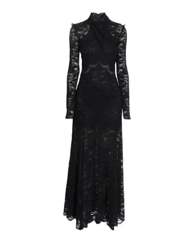 Rabanne Layered Lace Maxi Dress | Thumbnail 1 Rabanne Layered Lace Maxi Dress | Thumbnail 1