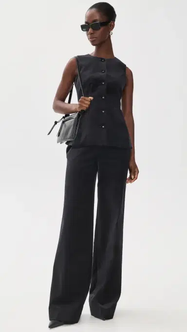Saloni Alia Waistcoat Black | Thumbnail 5 Saloni Alia Waistcoat Black | Thumbnail 5