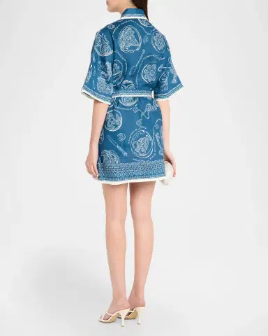 ALÉMAIS Lucky Belted Mini Shirtdress | Thumbnail 3 ALÉMAIS Lucky Belted Mini Shirtdress | Thumbnail 3