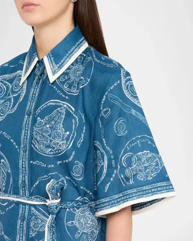 ALÉMAIS Lucky Belted Mini Shirtdress | Thumbnail 5 ALÉMAIS Lucky Belted Mini Shirtdress | Thumbnail 5