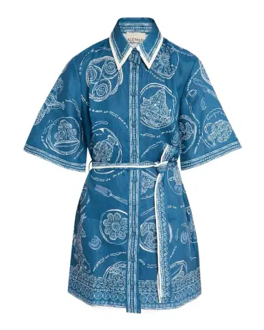 ALÉMAIS Lucky Belted Mini Shirtdress | Thumbnail 1 ALÉMAIS Lucky Belted Mini Shirtdress | Thumbnail 1
