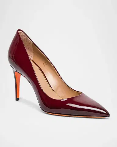 Santoni 85mm Patent Leather Pumps | Thumbnail 2 Santoni 85mm Patent Leather Pumps | Thumbnail 2