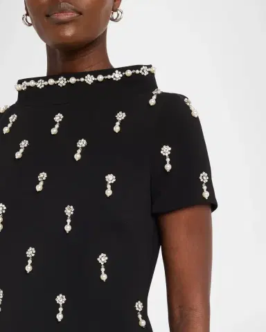 BADGLEY MISCHKA Crystal Embellished Mermaid Gown | Thumbnail 5 BADGLEY MISCHKA Crystal Embellished Mermaid Gown | Thumbnail 5