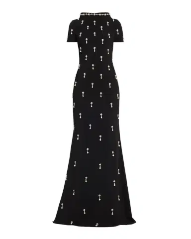 BADGLEY MISCHKA Crystal Embellished Mermaid Gown | Thumbnail 1 BADGLEY MISCHKA Crystal Embellished Mermaid Gown | Thumbnail 1
