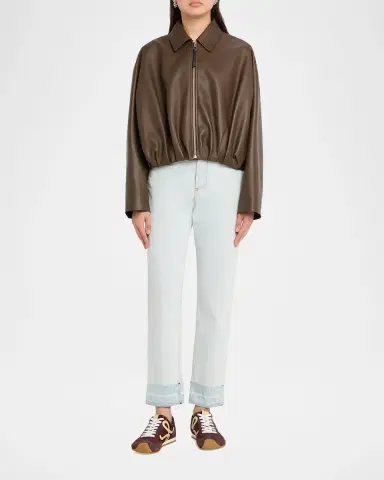 LOEWE Ballet Runner 2.0 Mixed Leather Sneakers | Thumbnail 3 LOEWE Ballet Runner 2.0 Mixed Leather Sneakers | Thumbnail 3