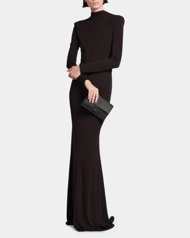 Tom Ford Crepe Jersey Cut-Out Back Gown | Thumbnail 2 Tom Ford Crepe Jersey Cut-Out Back Gown | Thumbnail 2