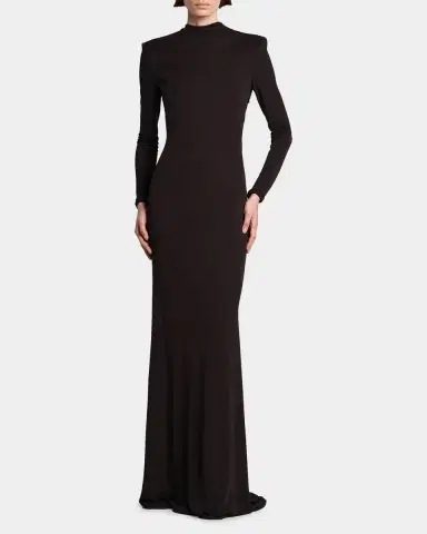 Tom Ford Crepe Jersey Cut-Out Back Gown | Thumbnail 4 Tom Ford Crepe Jersey Cut-Out Back Gown | Thumbnail 4