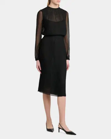Tom Ford Pervinca Ribbed Midi Dress | Thumbnail 2 Tom Ford Pervinca Ribbed Midi Dress | Thumbnail 2
