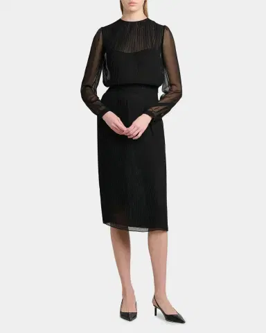 Tom Ford Pervinca Ribbed Midi Dress | Thumbnail 4 Tom Ford Pervinca Ribbed Midi Dress | Thumbnail 4