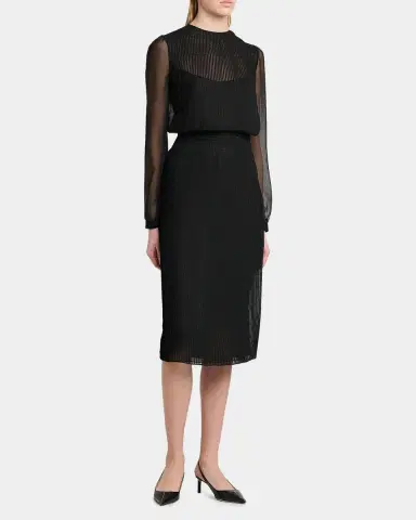 Tom Ford Pervinca Ribbed Midi Dress | Thumbnail 6 Tom Ford Pervinca Ribbed Midi Dress | Thumbnail 6