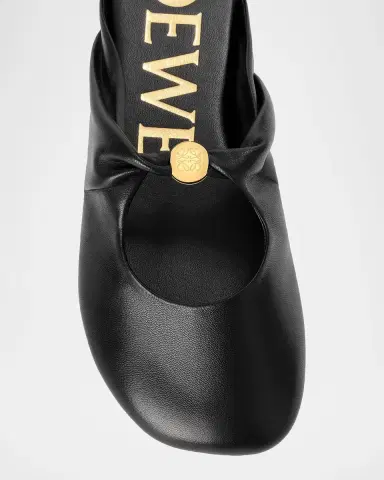 Loewe Pebble Soft Leather Mules | Thumbnail 2 Loewe Pebble Soft Leather Mules | Thumbnail 2