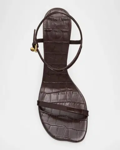 LOEWE 90mm Toy Croc-Embossed Leather Sandals | Thumbnail 6 LOEWE 90mm Toy Croc-Embossed Leather Sandals | Thumbnail 6