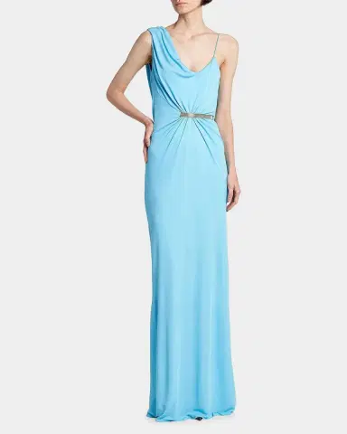 Tom Ford Crepe Jersey Asymmetric Evening Gown | Thumbnail 2 Tom Ford Crepe Jersey Asymmetric Evening Gown | Thumbnail 2
