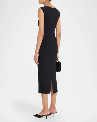 Chiara Boni La Petite Robe Doradus Beaded Midi Sheath | Thumbnail 3 Chiara Boni La Petite Robe Doradus Beaded Midi Sheath | Thumbnail 3