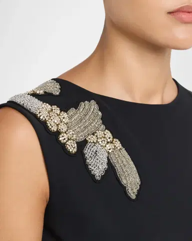 Chiara Boni La Petite Robe Doradus Beaded Midi Sheath | Thumbnail 5 Chiara Boni La Petite Robe Doradus Beaded Midi Sheath | Thumbnail 5