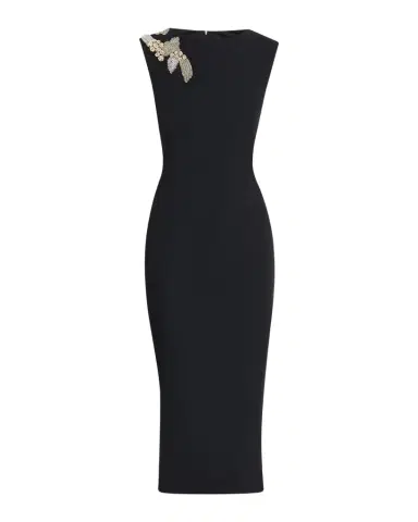 Chiara Boni La Petite Robe Doradus Beaded Midi Sheath | Thumbnail 1 Chiara Boni La Petite Robe Doradus Beaded Midi Sheath | Thumbnail 1