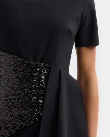Chiara Boni La Petite Robe Sedva Sequin-Embellished Sheath Midi Dress | Thumbnail 5 Chiara Boni La Petite Robe Sedva Sequin-Embellished Sheath Midi Dress | Thumbnail 5