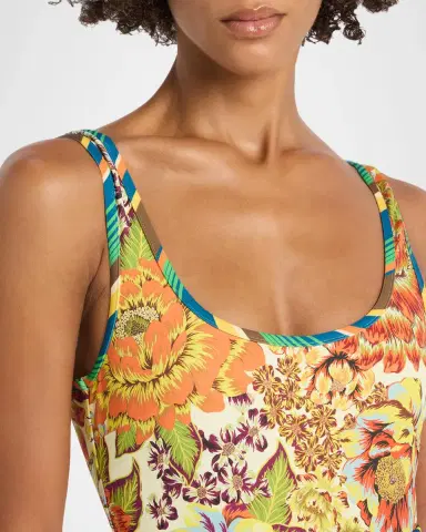 ALÉMAIS Charlie Floral Belted One-Piece wimsuit | Thumbnail 4 ALÉMAIS Charlie Floral Belted One-Piece wimsuit | Thumbnail 4
