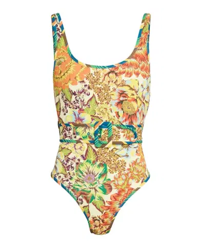 ALÉMAIS Charlie Floral Belted One-Piece wimsuit | Thumbnail 1 ALÉMAIS Charlie Floral Belted One-Piece wimsuit | Thumbnail 1