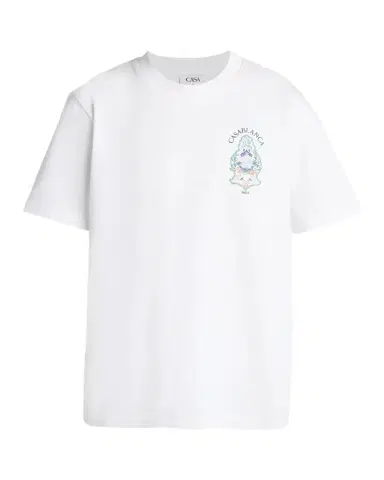Casablanca Men's Cotton Jersey T-Shirt | Thumbnail 1 Casablanca Men's Cotton Jersey T-Shirt | Thumbnail 1