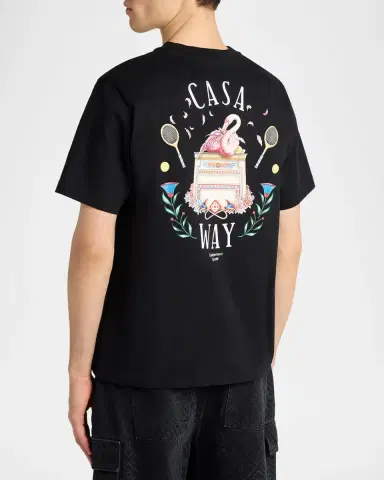 Casablanca Men's Casaway Graphic-Print Cotton Jersey T-Shirt | Thumbnail 3 Casablanca Men's Casaway Graphic-Print Cotton Jersey T-Shirt | Thumbnail 3