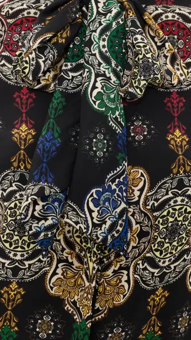 Alice + Olivia loyd Neck Wrap Button Down Shirt Road To ove g | Thumbnail 6 Alice + Olivia loyd Neck Wrap Button Down Shirt Road To ove g | Thumbnail 6